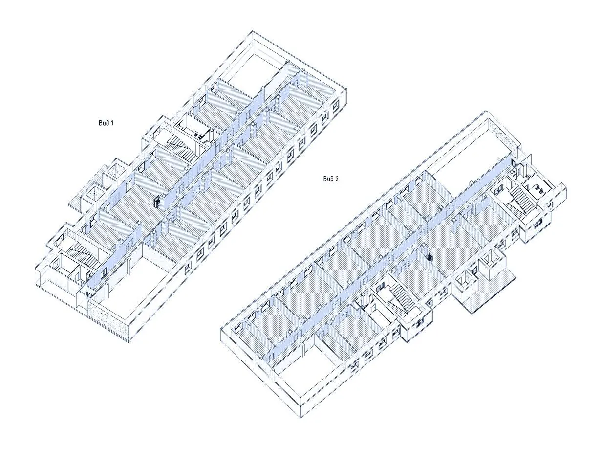 3D views of a floor model
